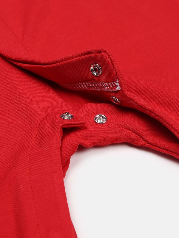 Colorblocked Front Opening Babysuit image number 3